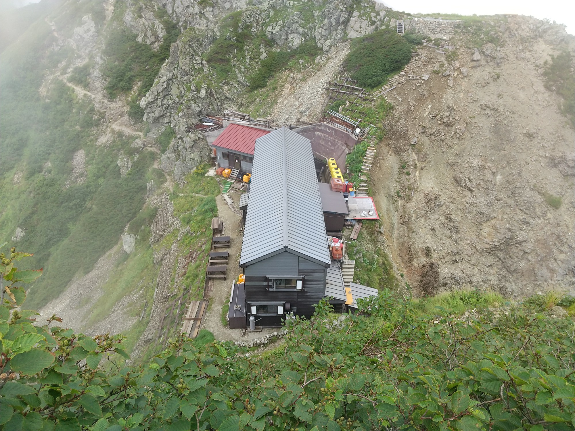 爺ヶ岳 鹿島槍ヶ岳 五竜岳 柏原新道 遠見尾根 雨でスマホって壊れるの こたろうさんの鹿島槍ヶ岳 五竜岳 五龍岳 唐松岳の活動データ Yamap ヤマップ