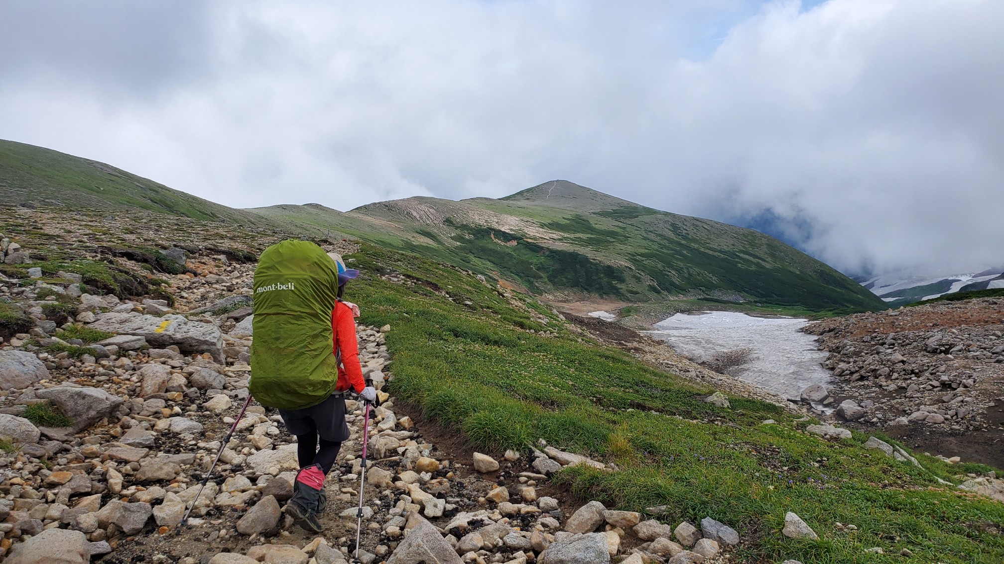 大雪山縦走 旭岳 ﾄﾑﾗｳｼ 初日 19 08 11 14 とと子さんの大雪山系 旭岳 トムラウシの活動データ Yamap ヤマップ
