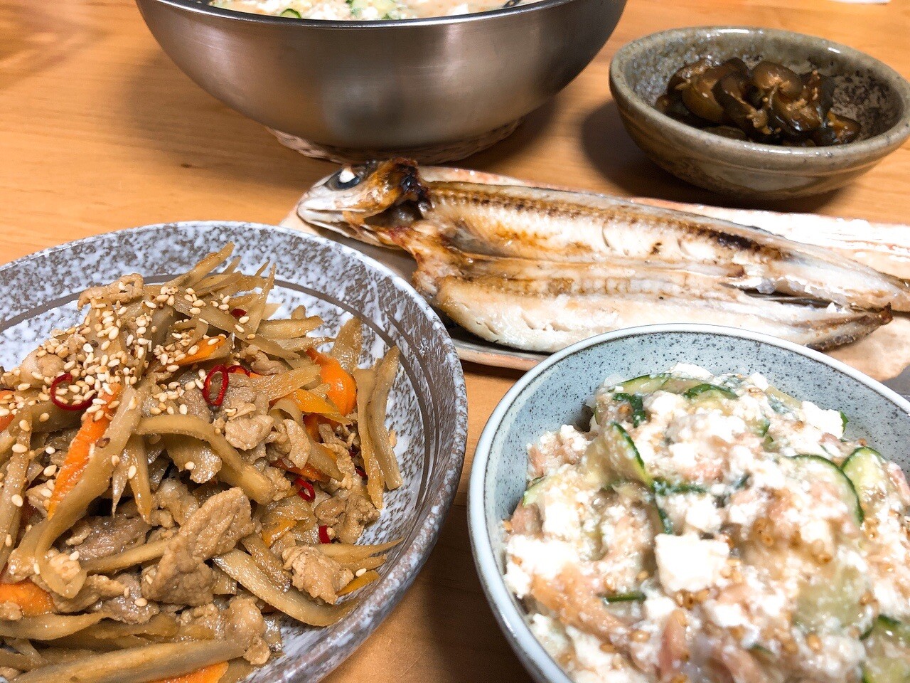 今夜は簡単冷汁やに トビウオの塩焼きと金 なっちゃん さんのモーメント Yamap ヤマップ