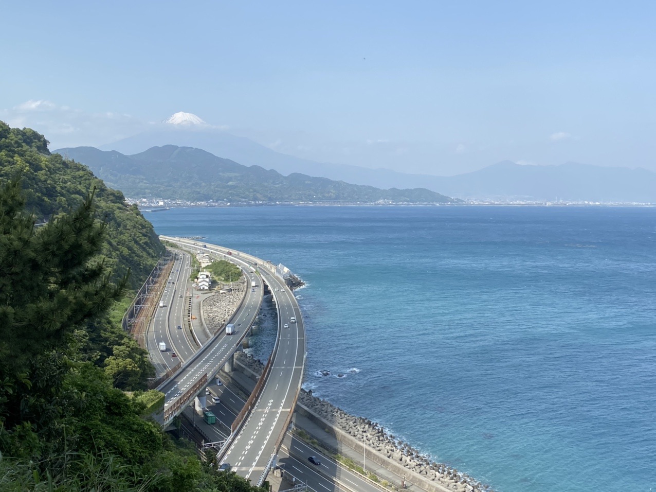 浜石岳 薩埵峠入口駐車場より Arcadiaさんの東海道五十三次 興津宿 江尻宿 府中宿 丸子宿 の活動データ Yamap ヤマップ