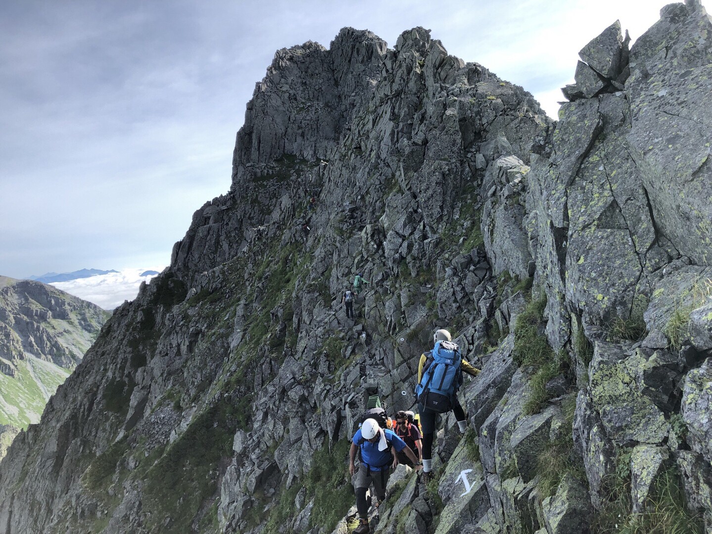 涸沢槍キレットを超えて涸沢ヒュッテへ ぼっち登山マンさんの槍ヶ岳 穂高岳 上高地の活動データ Yamap ヤマップ