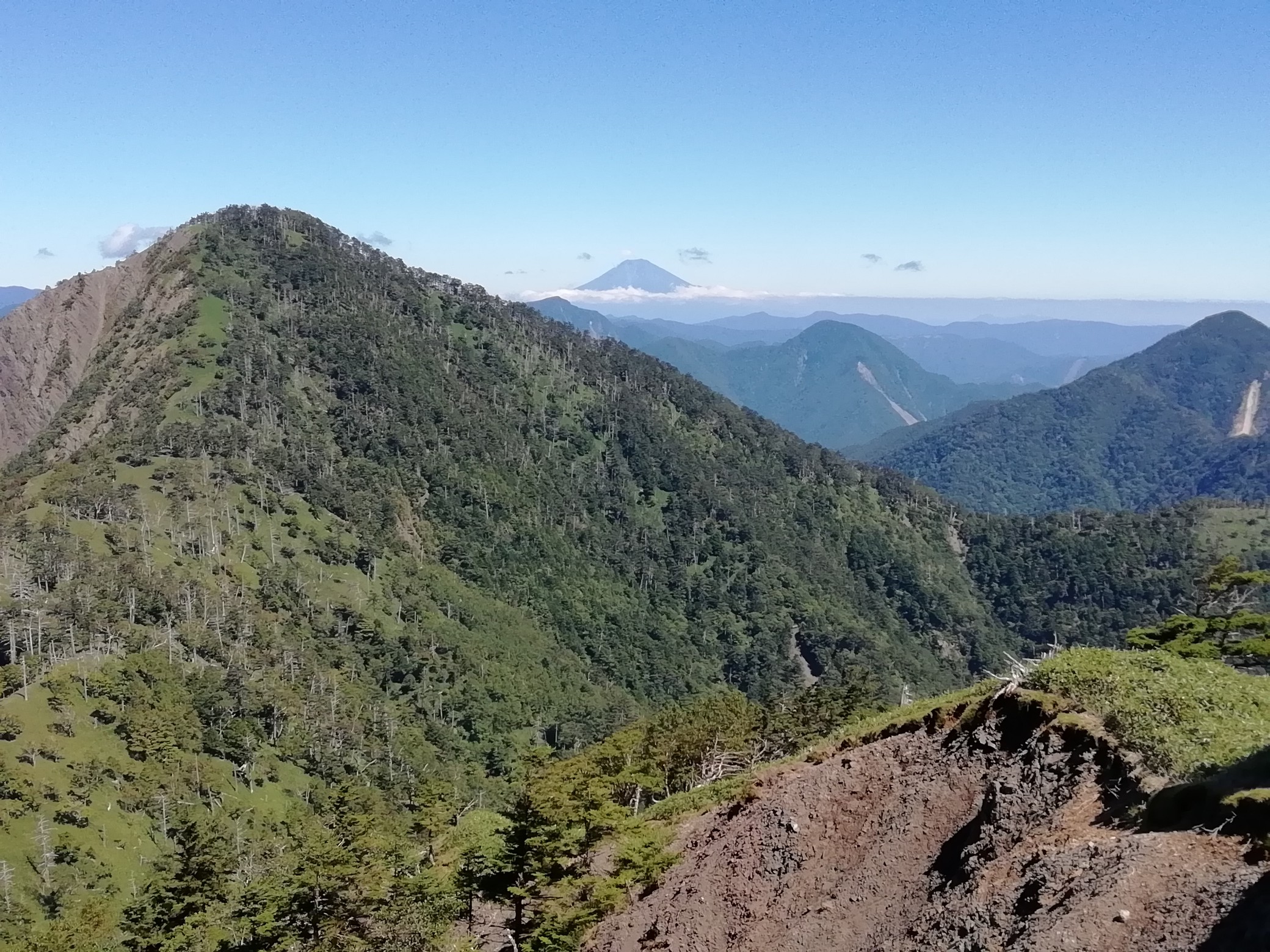 無敵登山 バラ谷 黒法師岳日帰 貸切 Kontomoさんの黒法師岳 前黒法師岳 不動岳の活動日記 Yamap ヤマップ