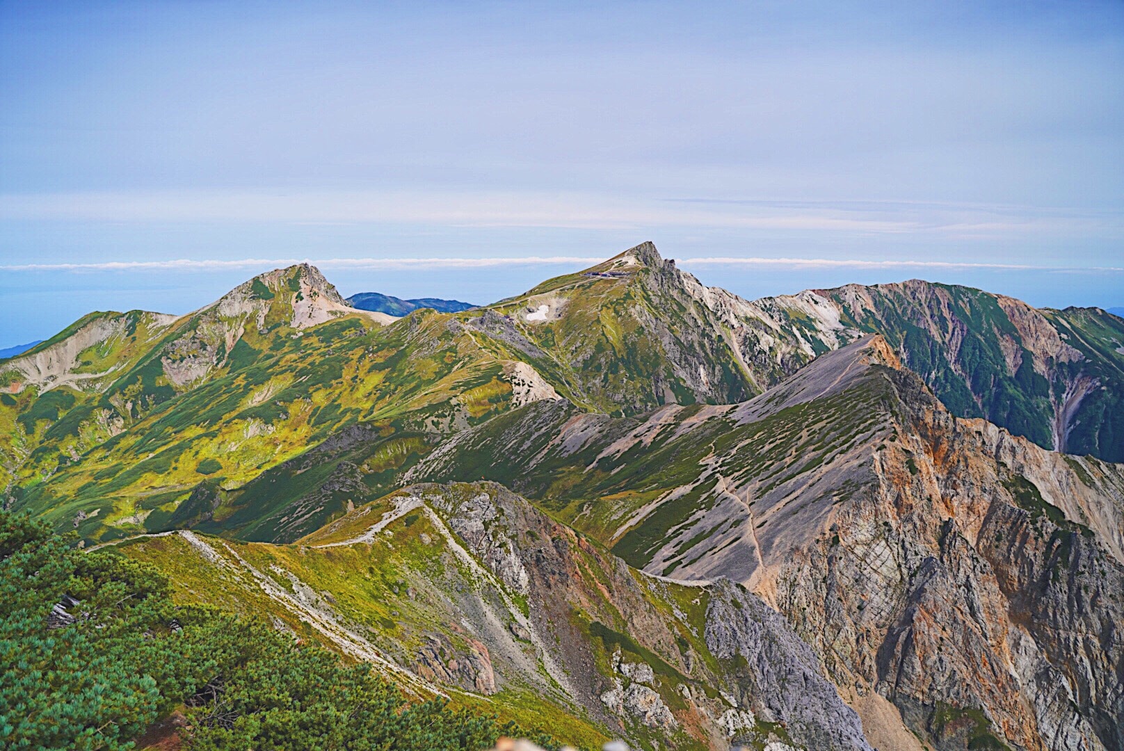 白馬三山縦走 白馬岳 杓子岳 白馬鑓ヶ岳 テント泊19 09 19 わたるさんの白馬岳 小蓮華山の活動データ Yamap ヤマップ