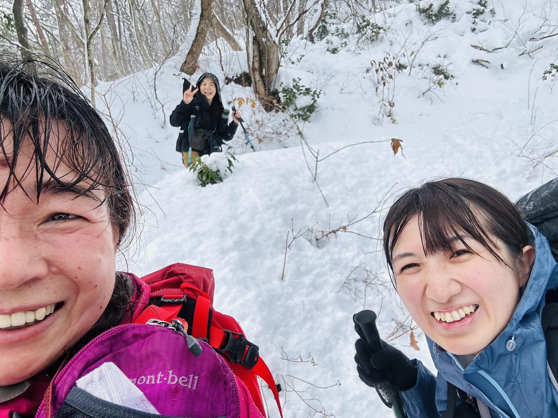 医王山・白兀山・箱屋谷山 汗だくの私💦