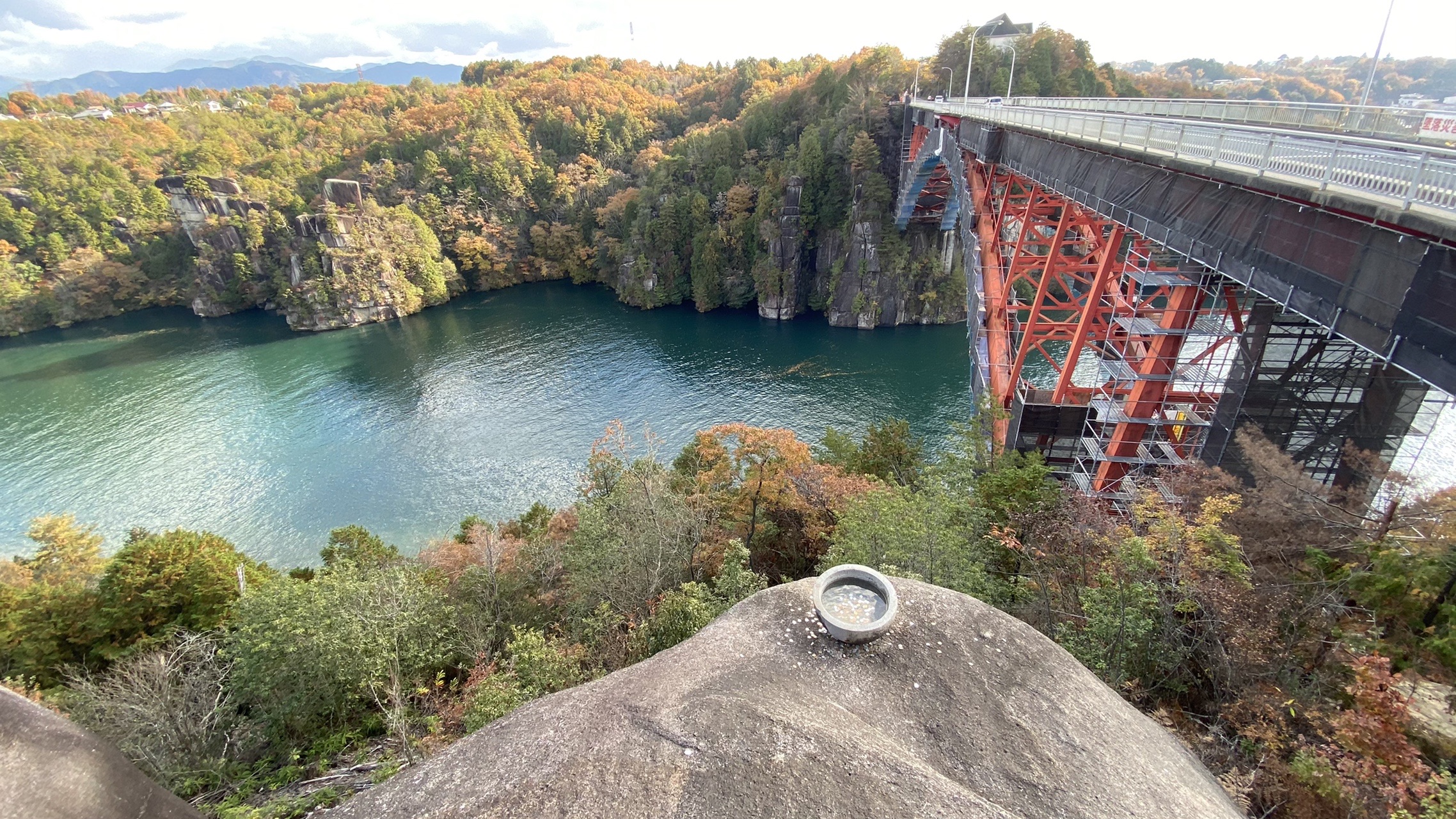 恵那峡展望台 と紅岩ハイキング 11 15 うりやまさんの笠置山 岐阜県 の活動日記 Yamap ヤマップ