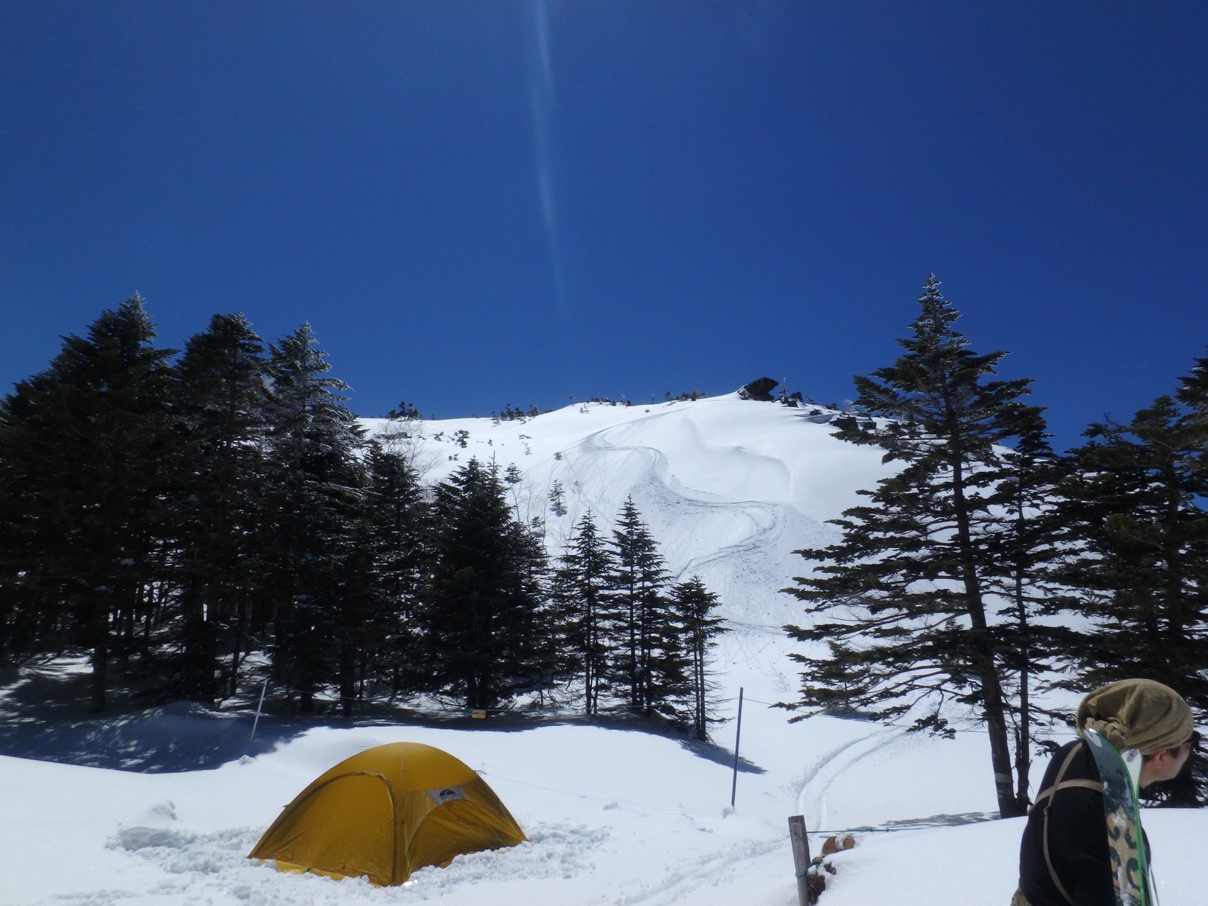 冬季テント泊 まさかのインナーテントとフライシートを間違える 泣 Seijifbさんの八ヶ岳 赤岳 硫黄岳 天狗岳 の活動日記 Yamap ヤマップ