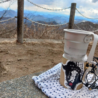 鼻曲山・氷妻山・留夫山 いつもの儀式。