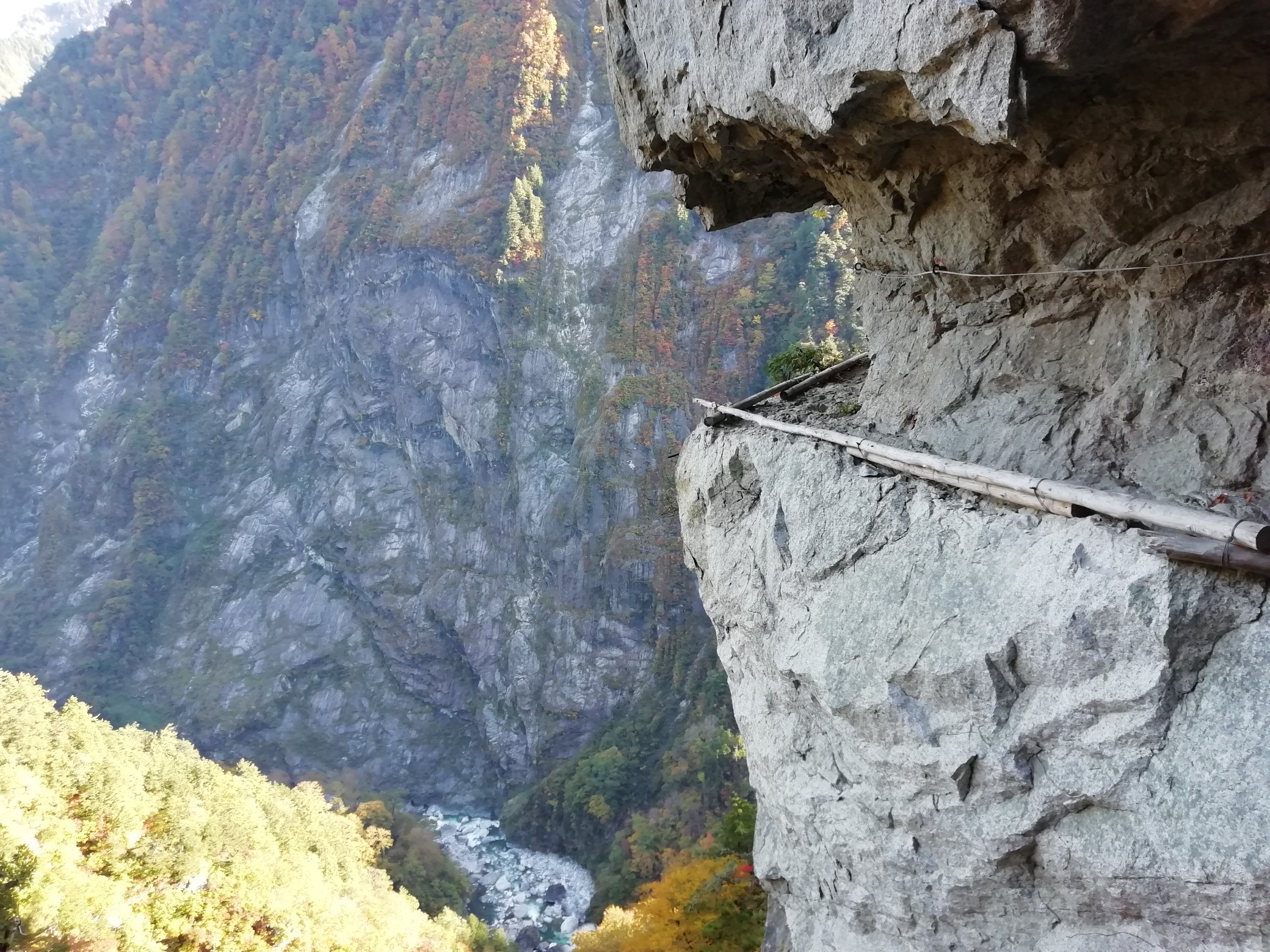 立山ー下の廊下ー水平歩道 2020 10 25 27 こたけさんの剱岳の活動データ Yamap ヤマップ