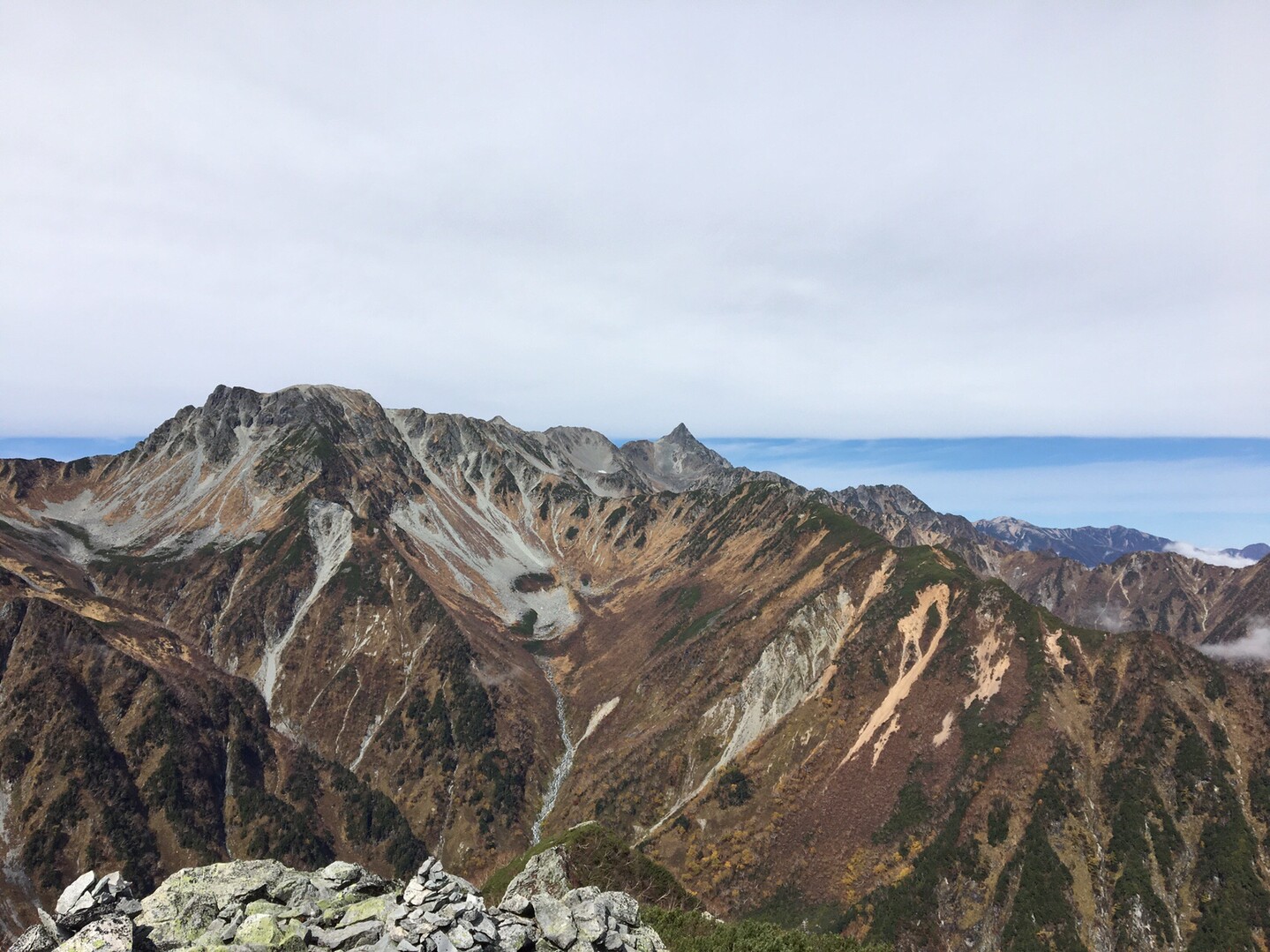 涸沢 パノラマルート 屏風の頭で大絶景 19 10 19 まこさんの槍ヶ岳 穂高岳 上高地の活動日記 Yamap ヤマップ