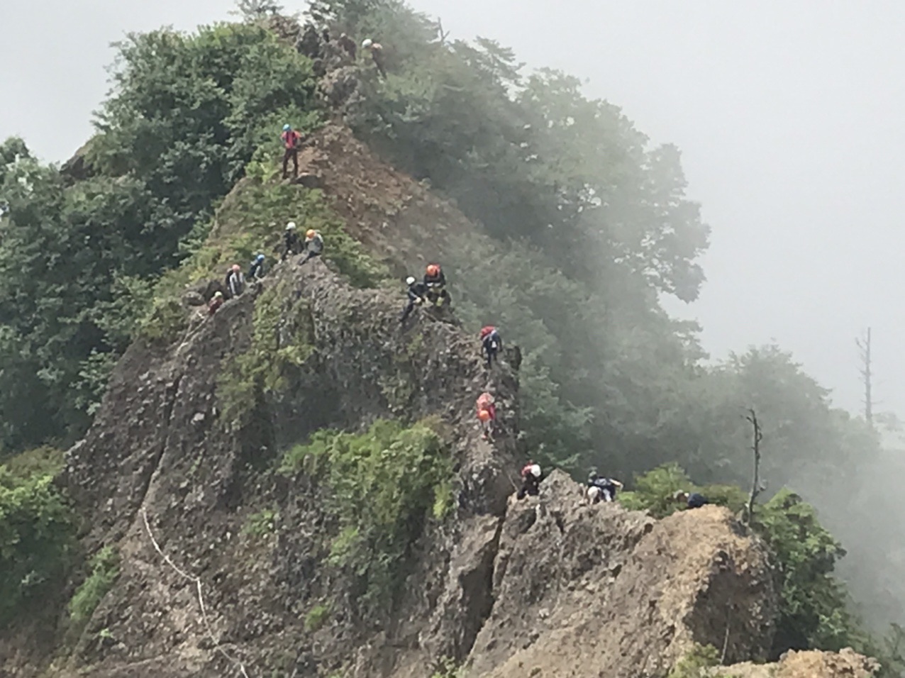 戸隠山 蟻の塔渡りへの挑戦 ダン吉さんの高妻山 戸隠山の活動データ Yamap ヤマップ