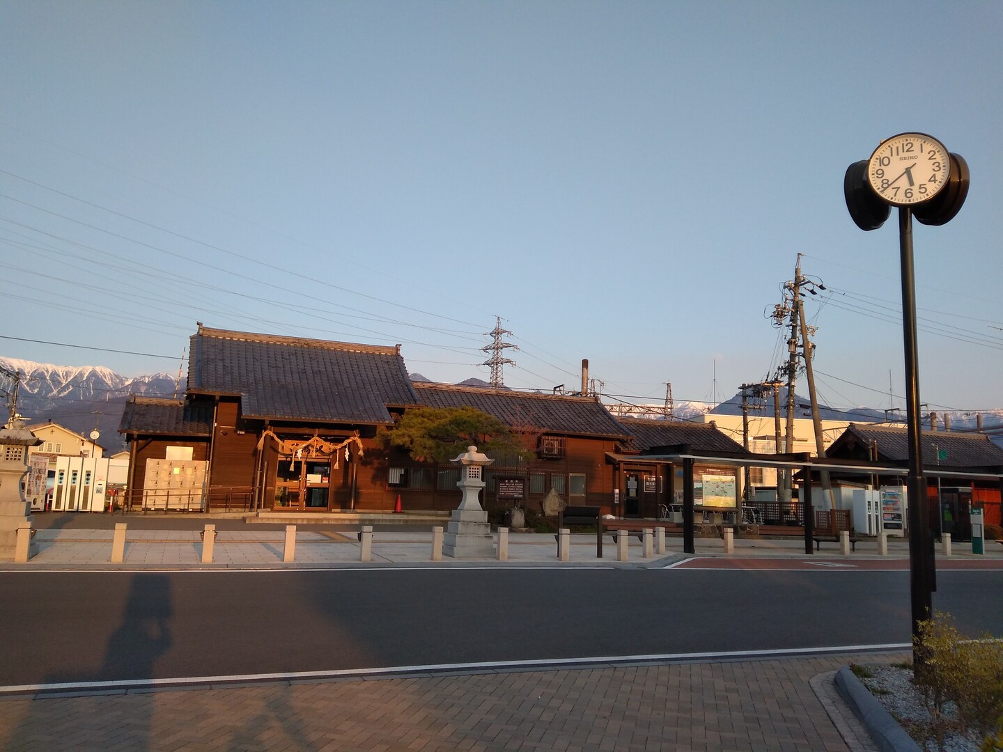 穂高 駅 自転車