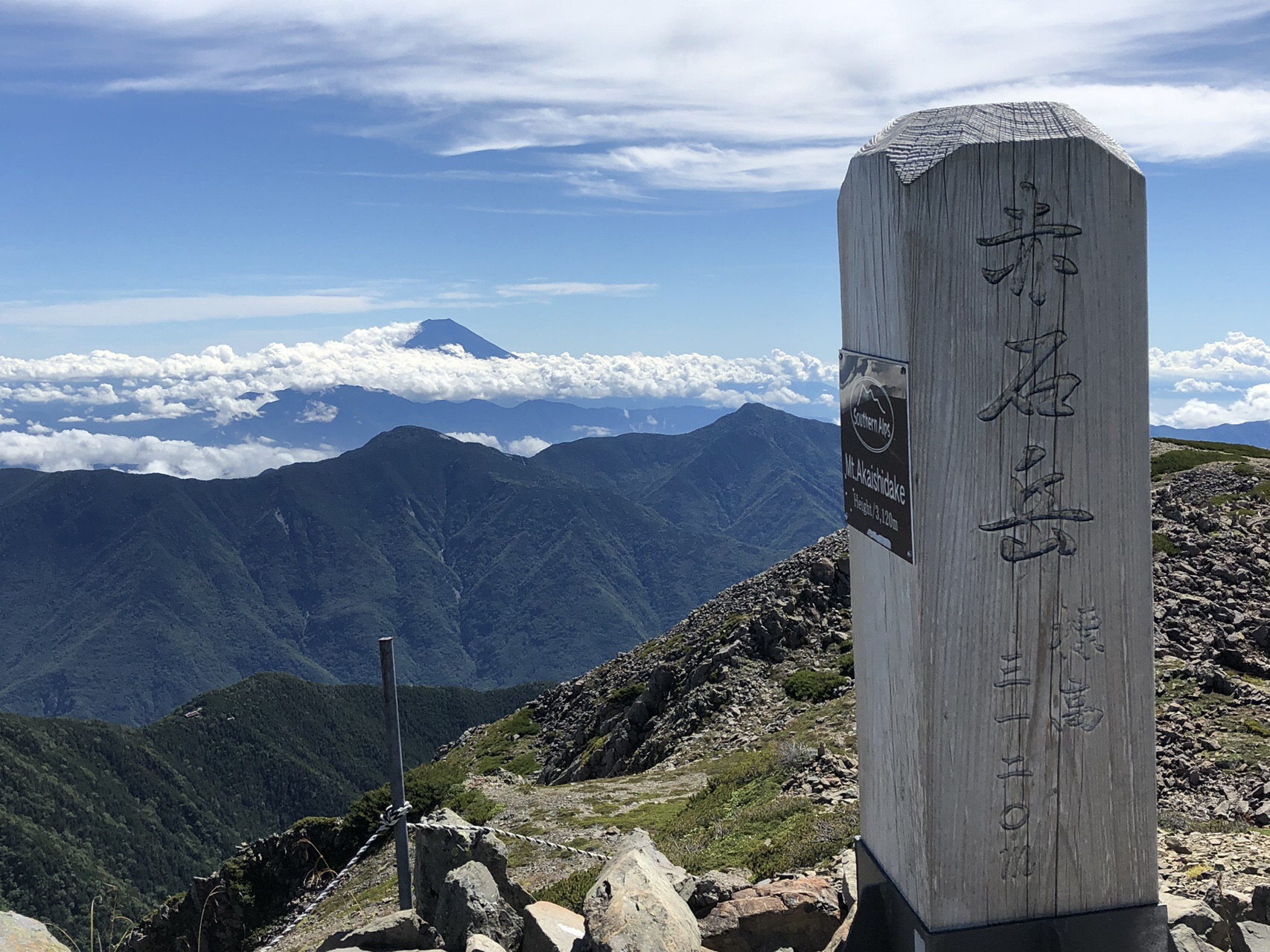 南アルプス赤石岳 聖岳縦走 19 09 05 08 Oba Gさんの荒川岳 東岳 悪沢岳 前岳 中岳 赤石岳の活動データ Yamap ヤマップ