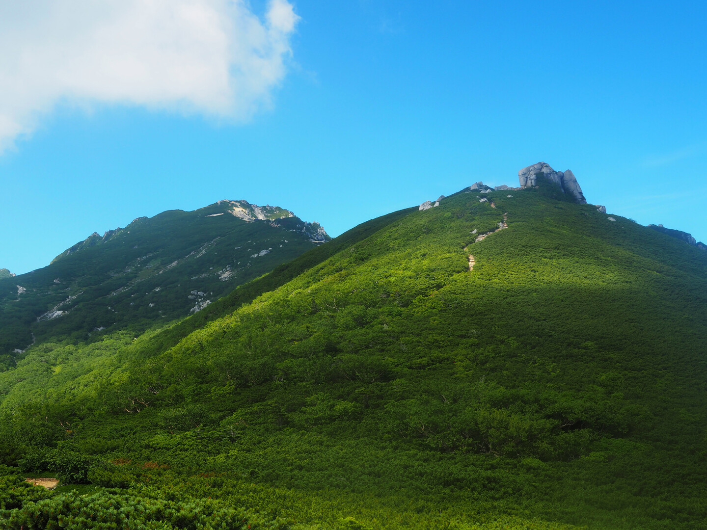 初めての中央アルプスは空木岳へ 駒ヶ根高原スキー場駐車場から往復 Coobaさんの木曽駒ヶ岳 空木岳 越百山の活動データ Yamap ヤマップ