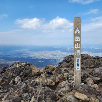 阿蘇山・高岳・根子岳 高岳。