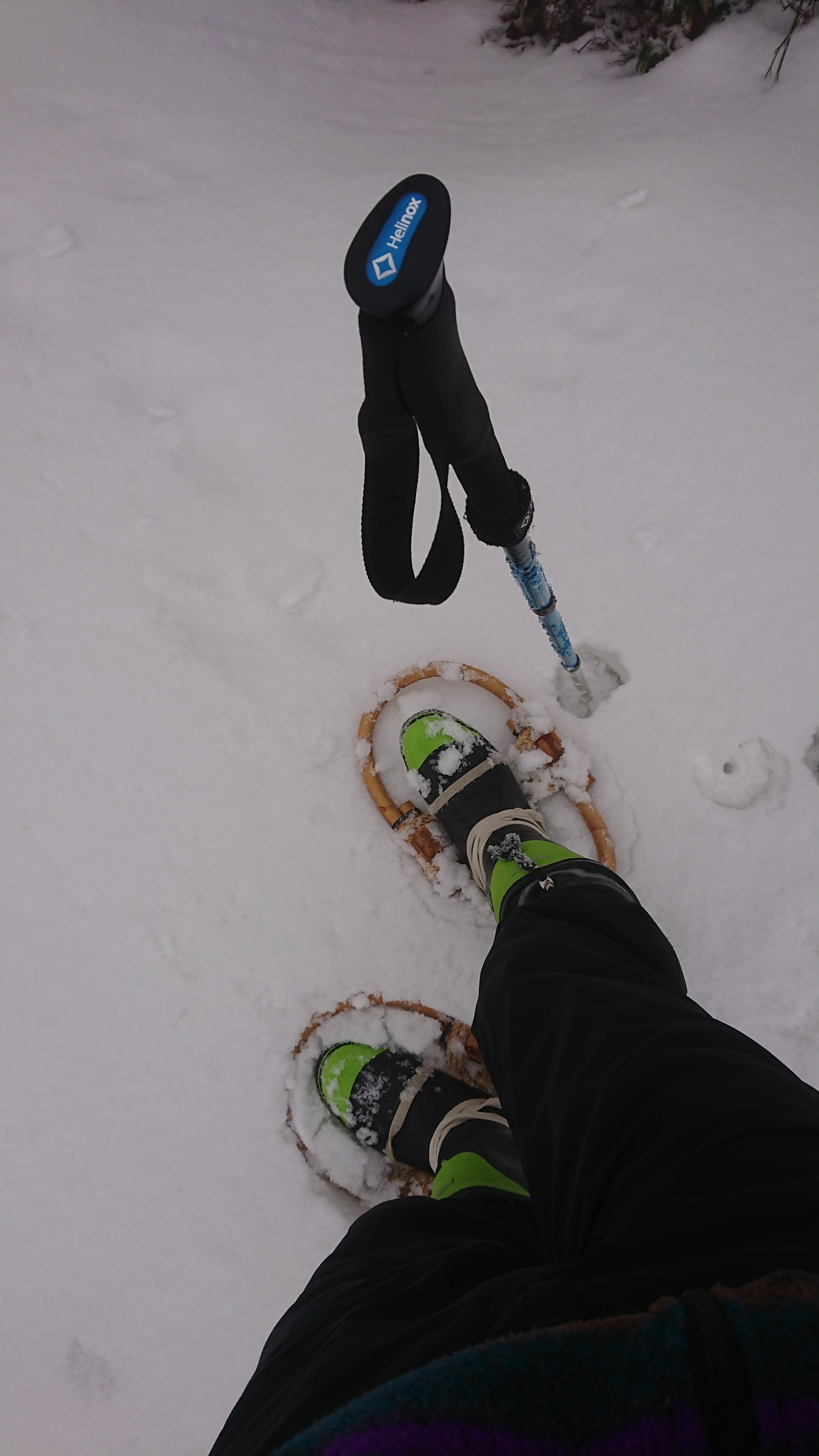 木六山・銀次郎山 カンジキ履きました