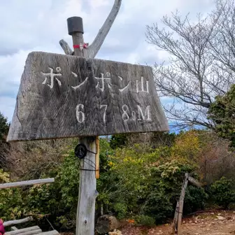 この日は展望は霞んでいたが、琵琶湖の向こうに近江富士がかすかに