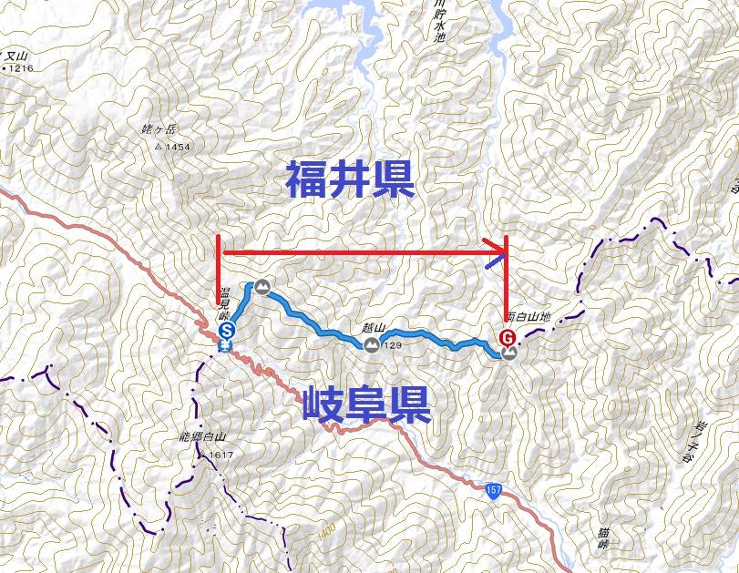 岐阜県境を歩く（温見峠→蝿帽子嶺） / わらびーずさんの能郷白山の活動日記 YAMAP / ヤマップ
