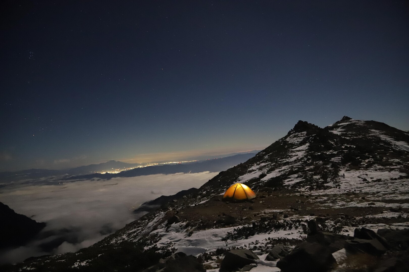 初冬の大天井岳(テント泊マイナス10℃) / omatsuさんの常念岳・大天井岳・燕岳の活動データ YAMAP / ヤマップ