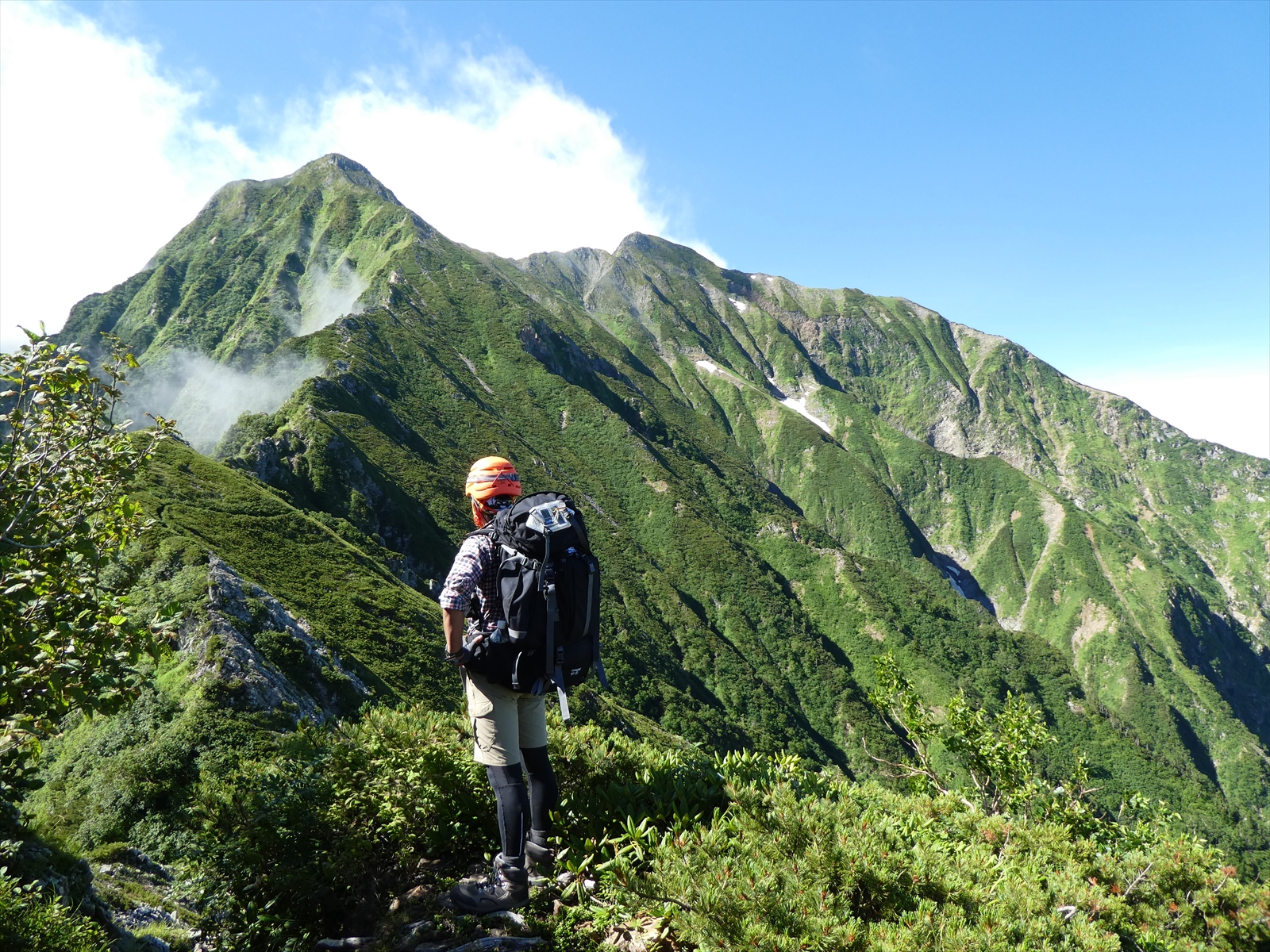後立山連峰縦走 五竜岳 鹿島槍ヶ岳 爺ヶ岳 ちーむ道草さんの鹿島槍ヶ岳 五竜岳 五龍岳 唐松岳の活動データ Yamap ヤマップ