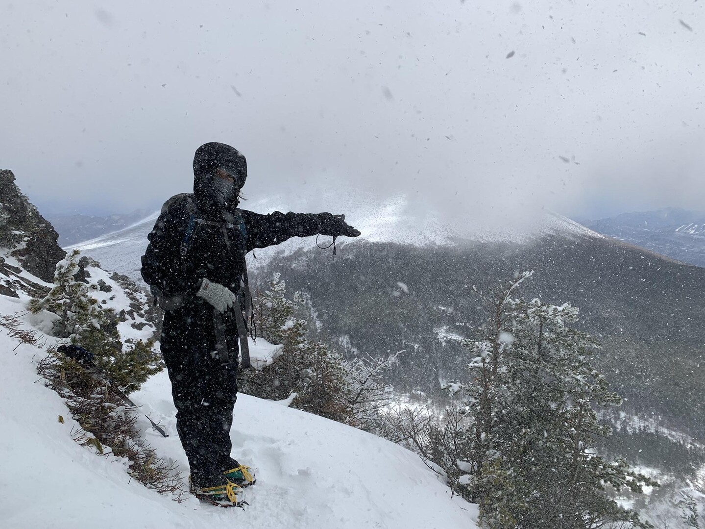 雪山デビュー🎉 極寒過酷ガースー黒斑山🗻 / YUMIさんの浅間山・黒斑山・篭ノ登山の活動データ | YAMAP / ヤマップ