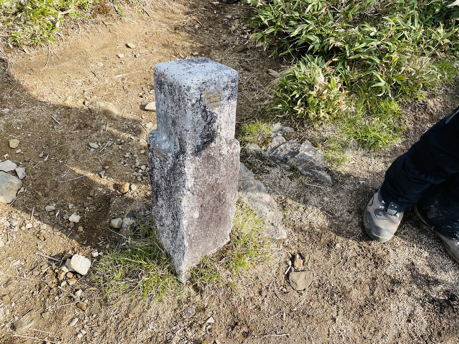 地神山とうちゃこ〜🙌
手前でたかさんぼさんにお会いしました。