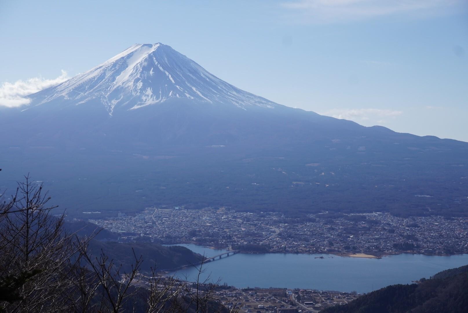 笹子から河口湖