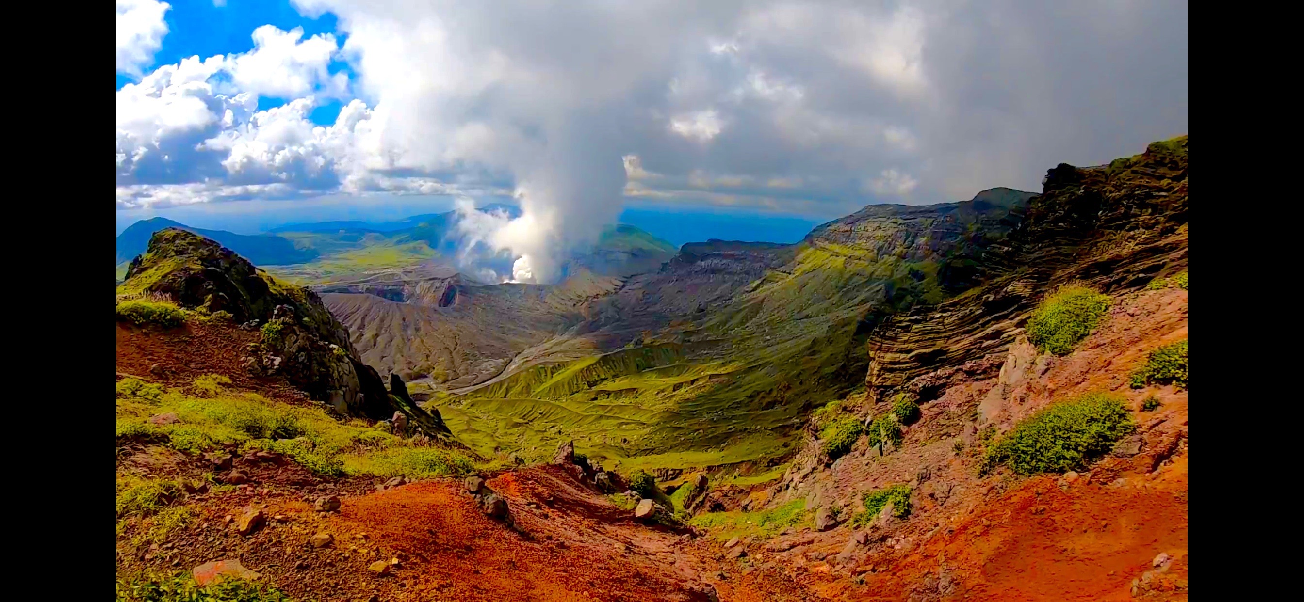 動画有 阿蘇山中岳 高岳火山規制解禁 砂千里ヶ浜から別世界を登る そい太郎 登山と山ごはん さんの阿蘇山 高岳 根子岳の活動データ Yamap ヤマップ