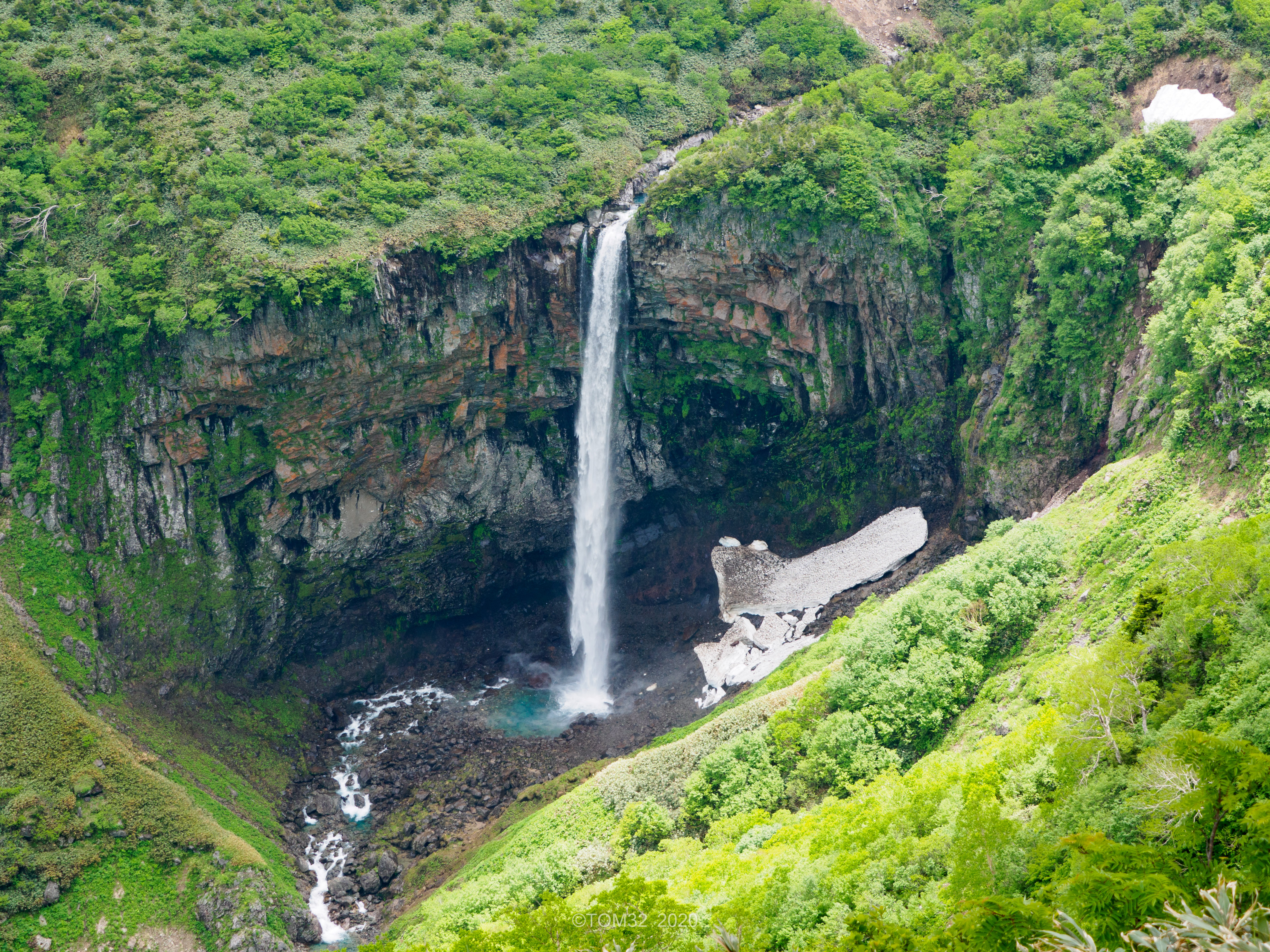 白山 幻の百四丈滝 絶景写真