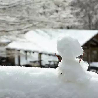 雪だるまを作ってみました😅