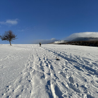 四阿山・根子岳 ひたすら楽しいスノーハイク