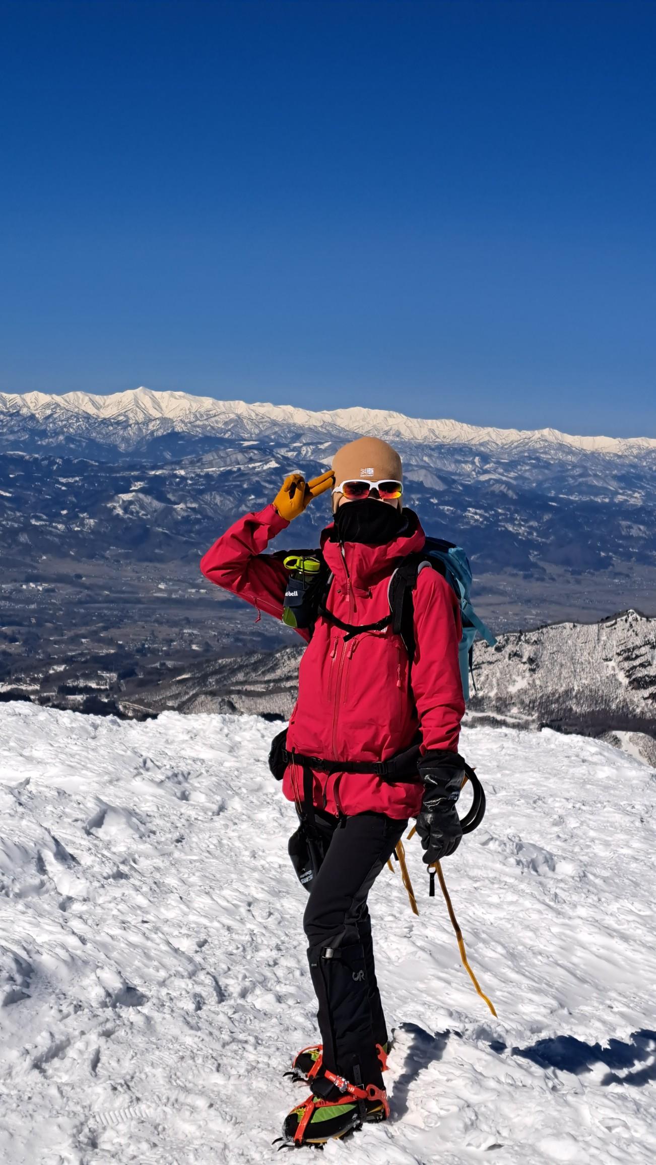 蔵王山・雁戸山・不忘山 地蔵山にて　