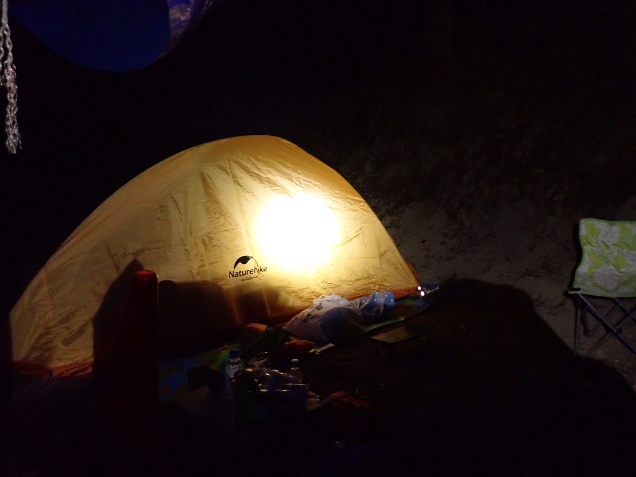 初キャンプ 漆黒の森 渓流園地 ひっふーさんの登山の活動データ Yamap ヤマップ