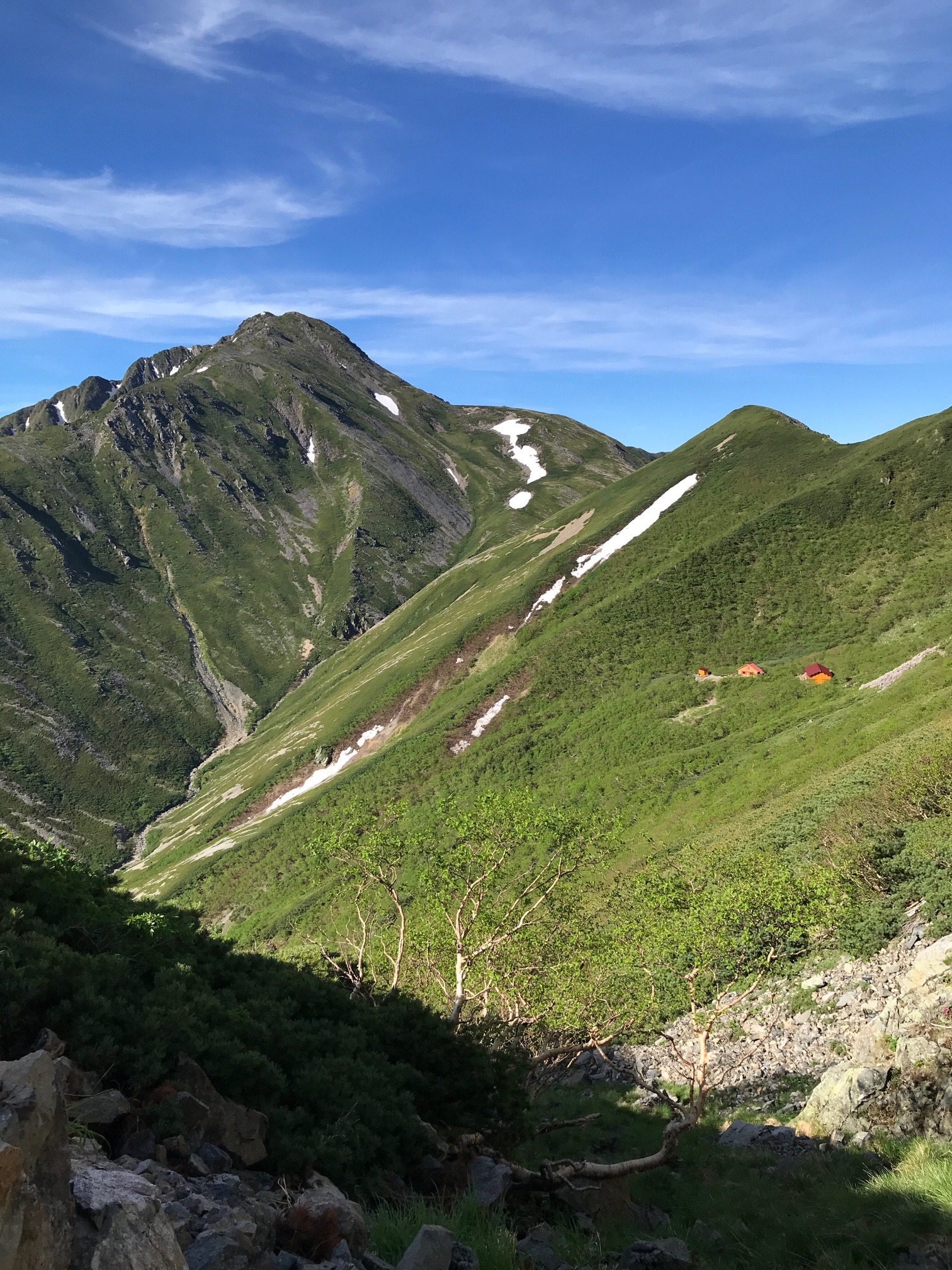 赤石岳 小赤石岳 荒川中岳 東岳 悪沢岳 丸山 千枚岳 Vagabondさんの荒川岳 東岳 悪沢岳 前岳 中岳 赤石岳の活動データ Yamap ヤマップ