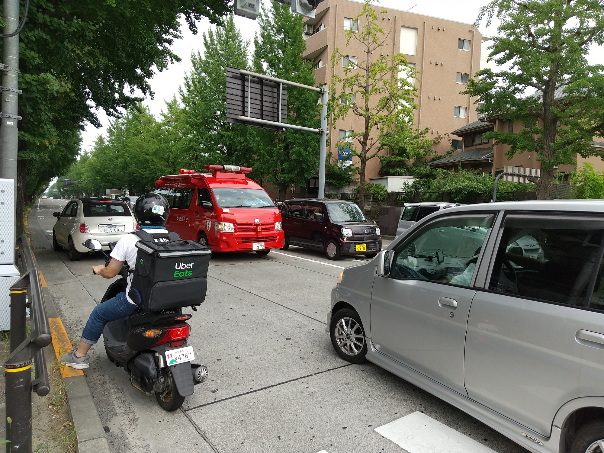 20200810八王子甲州街道（暑さに負けるな）遠回りして図書館へ 