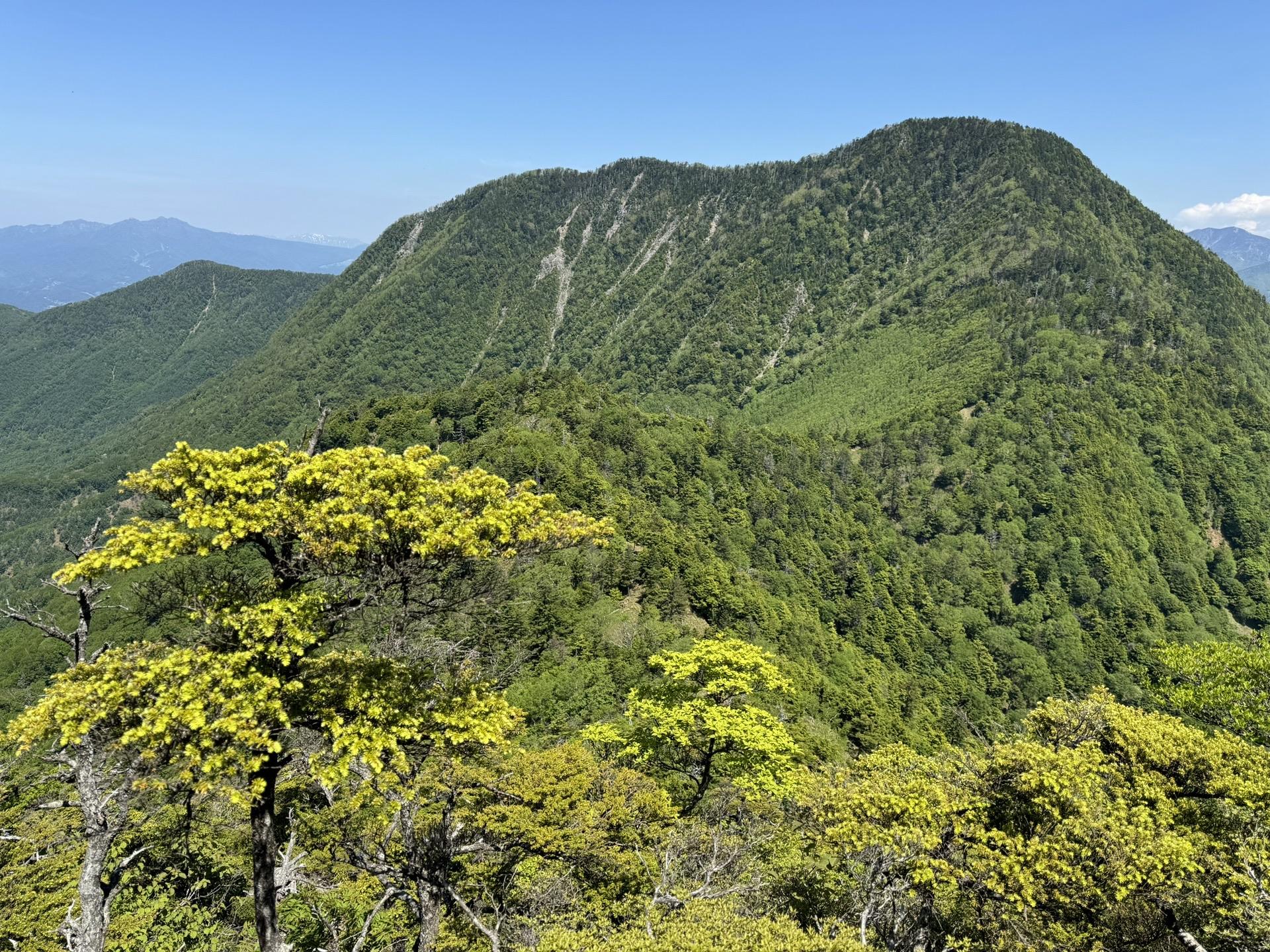 皇海山・袈裟丸山・庚申山 風格の皇海山⛰️